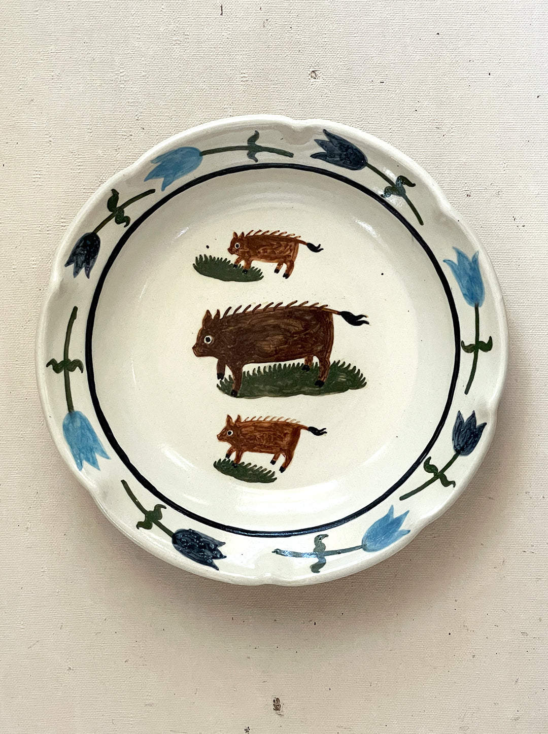 WILD BOAR LOW BOWL NO. 1