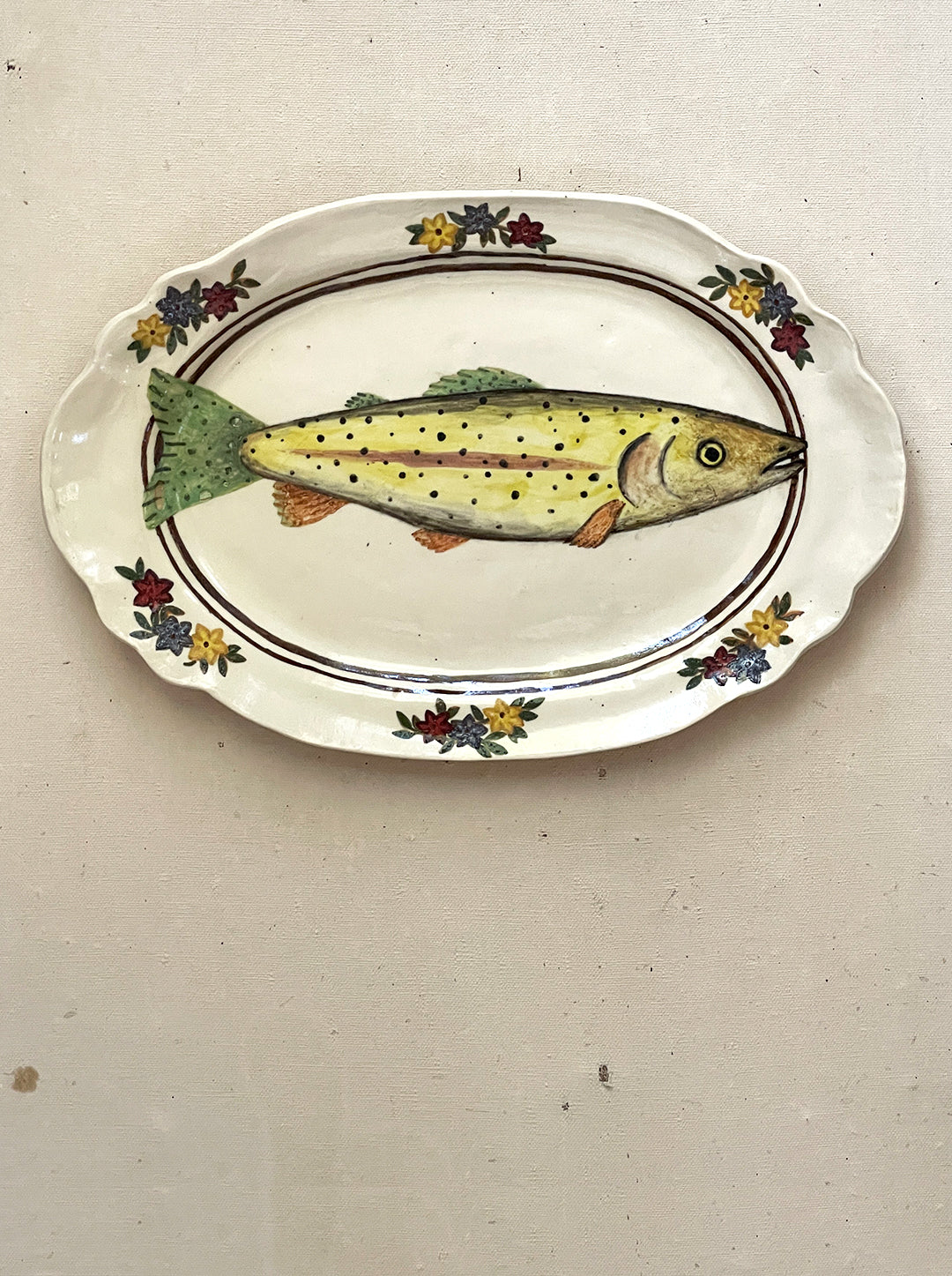 TROMPE L'OEIL TROUT PLATTER NO. 3