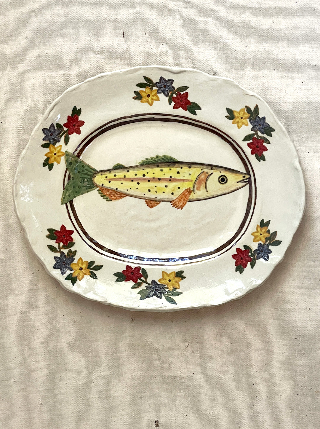 TROMPE L'OEIL TROUT PLATTER NO. 1