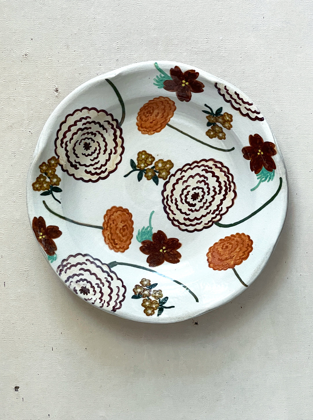 MIXED BOUQUET LOW BOWL NO. 2
