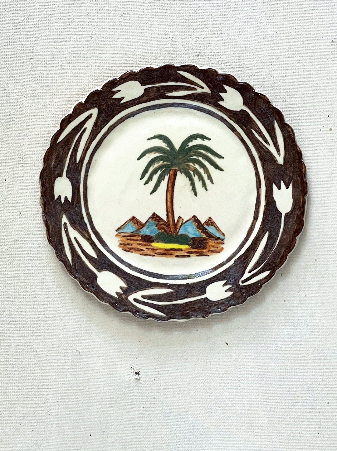 PALM TREE PARTY PLATE NO. 1