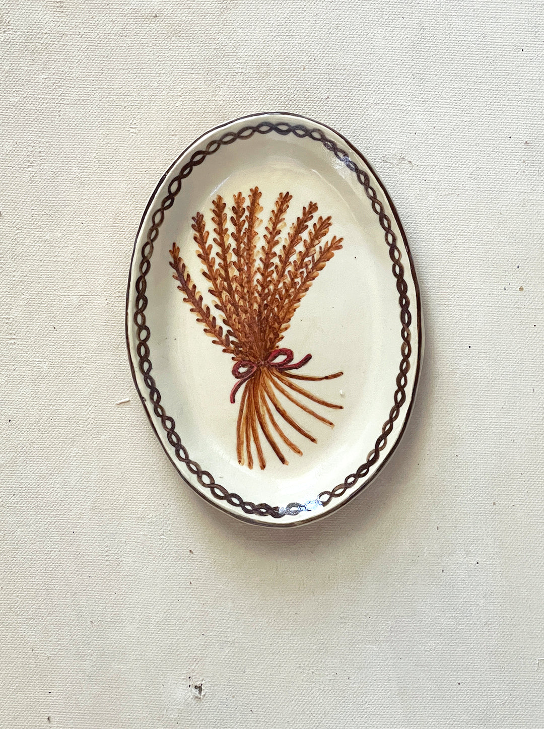 WHEAT SOAP DISH NO. 2