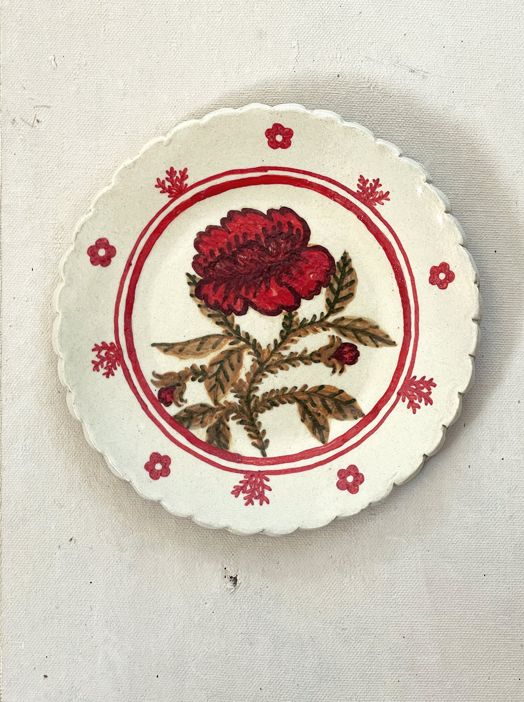 RED ROSE PARTY PLATE NO. 1