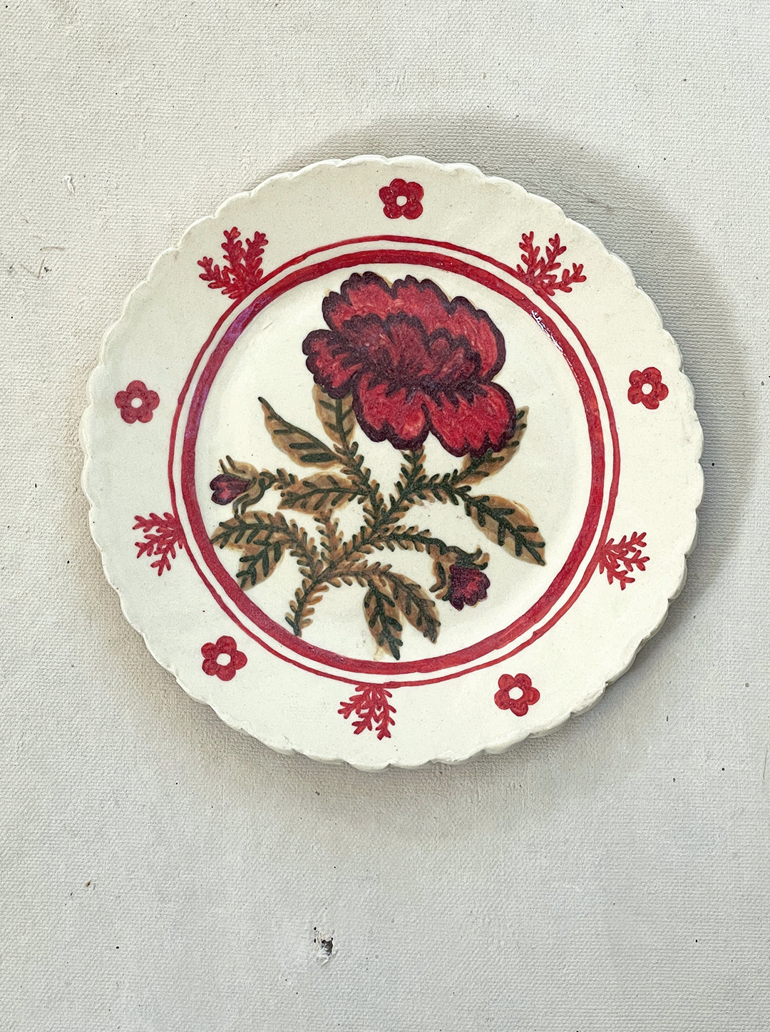 RED ROSE PARTY PLATE NO. 2