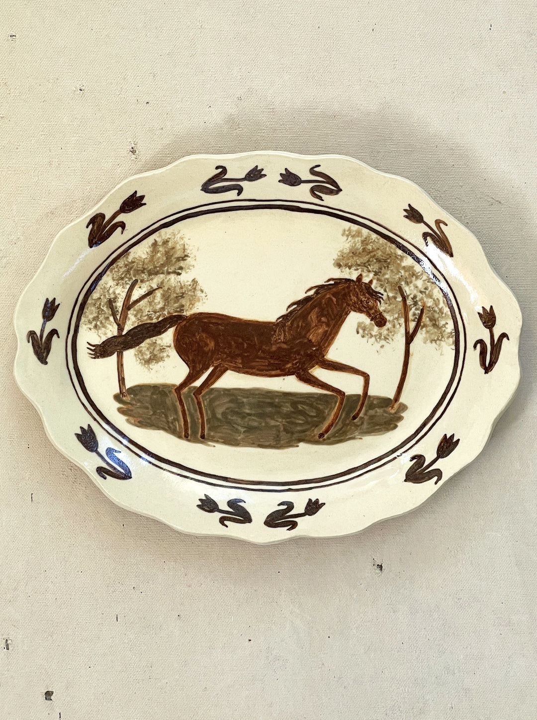 HORSE PLATTER NO. 4