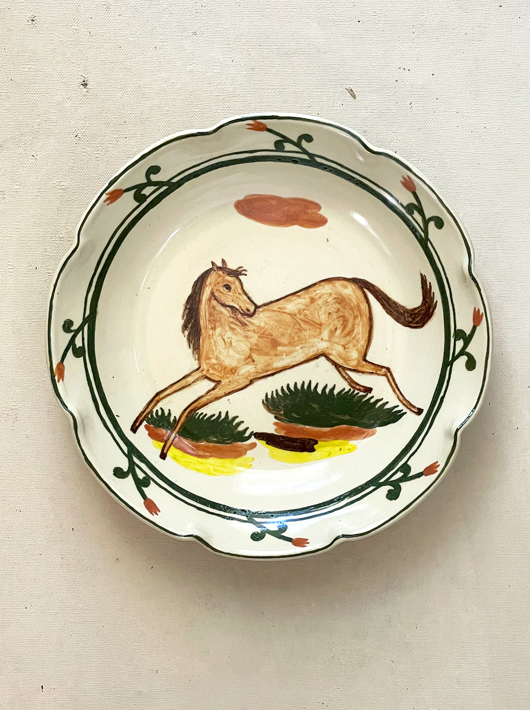 HORSE LOW BOWL NO. 5