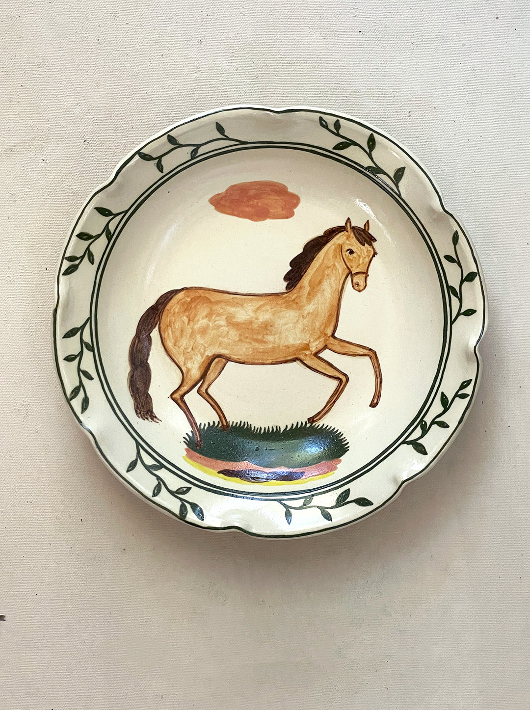 HORSE LOW BOWL NO. 3