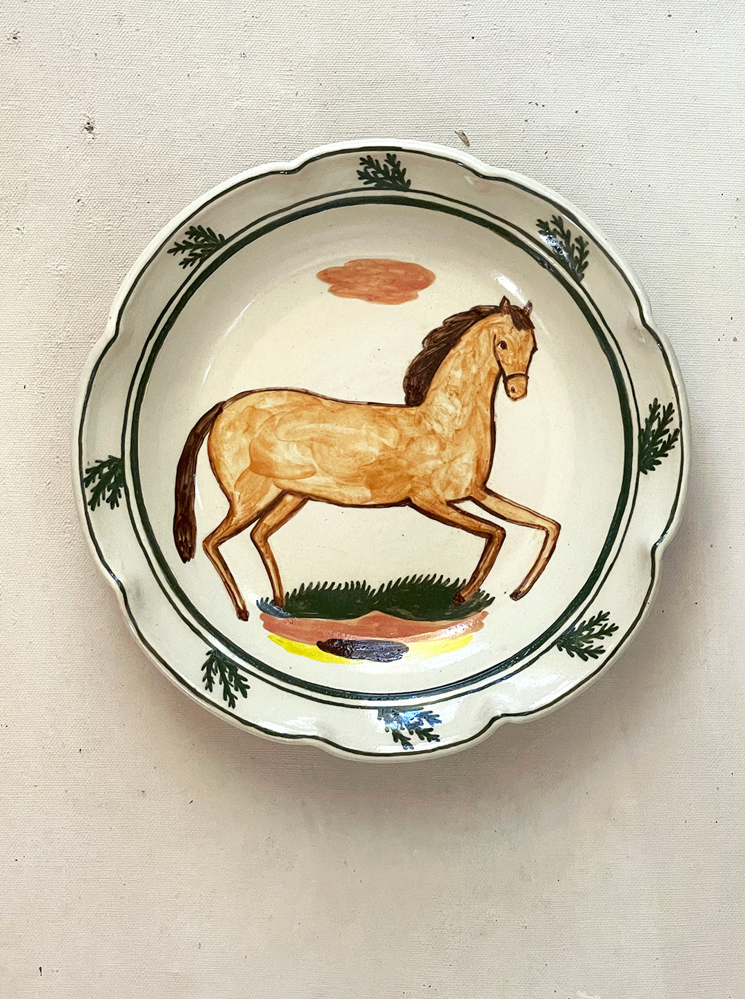 HORSE LOW BOWL NO. 4