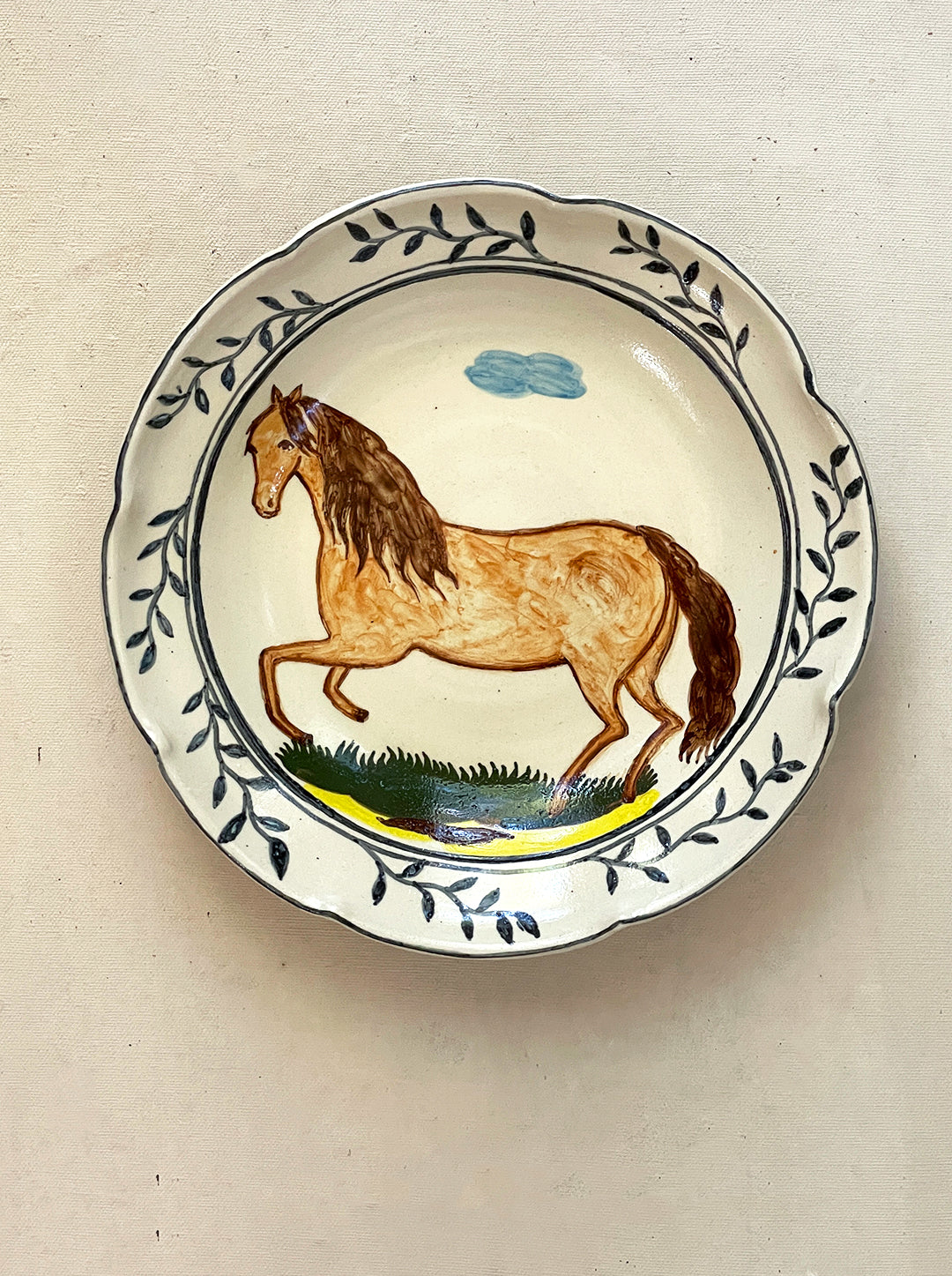 HORSE LOW BOWL NO. 1