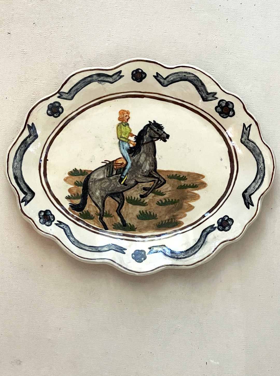 NANCY DREW HORSE PLATTER