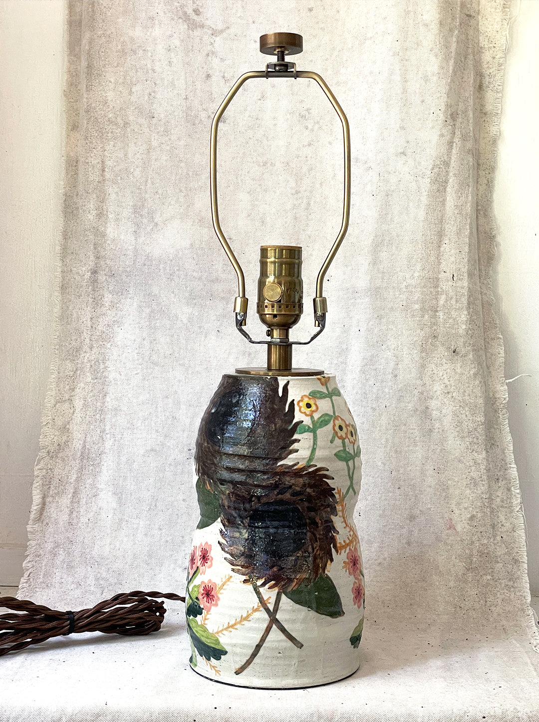 HEIRLOOM SUNFLOWER LAMP NO. 1- SECOND