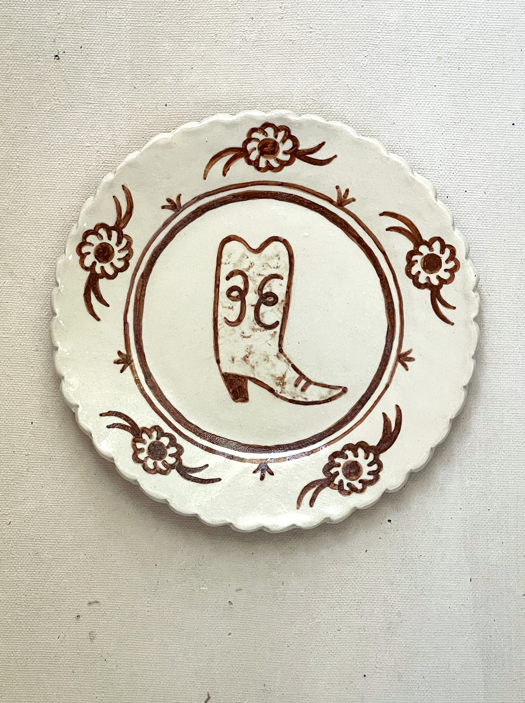 COWBOY BOOT PARTY PLATE NO. 1