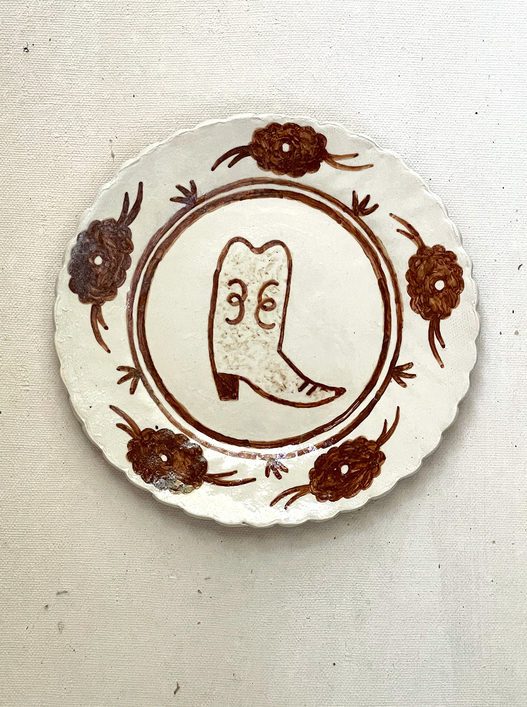 COWBOY BOOT PARTY PLATE NO. 2