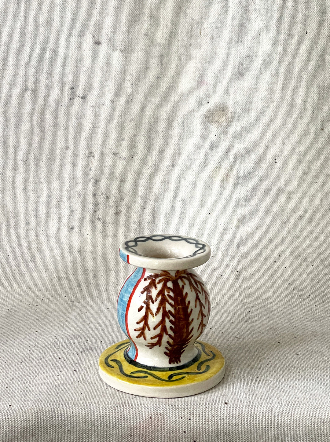 DATE PALM CANDLE HOLDER