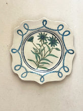 Load image into Gallery viewer, BLUE FLOWER PLATE- SECOND
